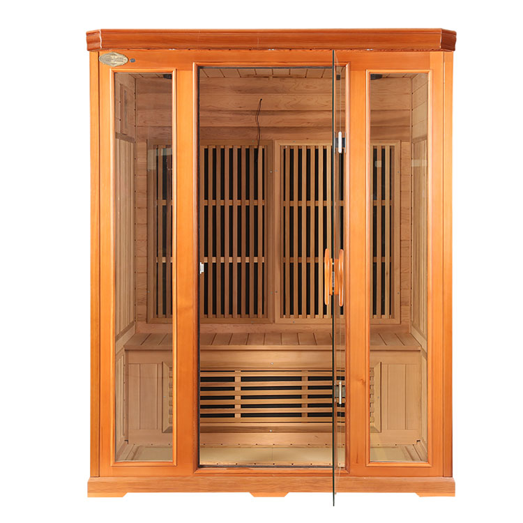 In partes tres personam Rubrum Cedar absit Sauna infrared (II)