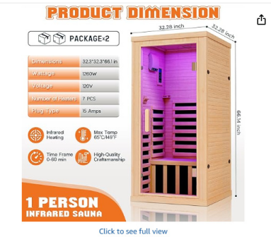 Longe infrared Sauna pro Home: Minimum EMF, Chromotherapy & Smart Imperium Longe infrared Sauna pro Home: Minimum EMF, Chromotherapy & Smart Imperium