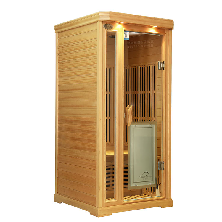 Mobile lignea sauna camera