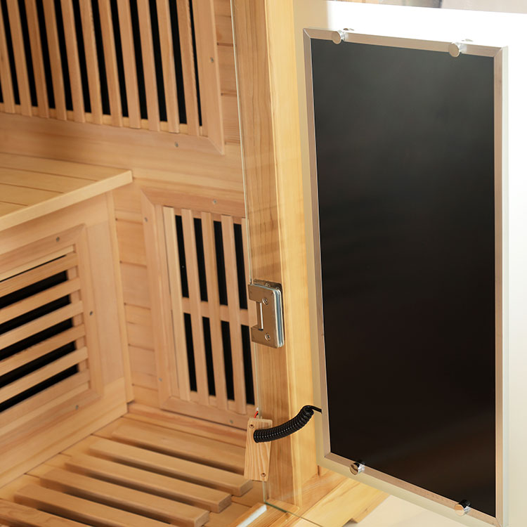 Tres personam Cicuta Carbon Fibra calefacientis Infrared Sauna