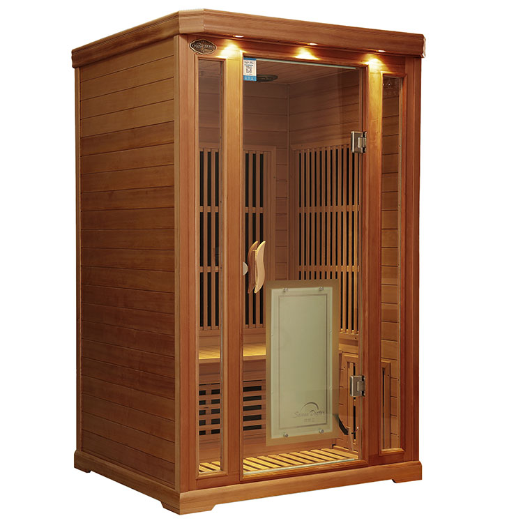 Duo personam Rubrum Cedar absit infrared Sauna